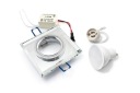 SADA HALOGÉNOVÉHO SKLA + 3W LED ŽIAROVKA + GU10 6000K
