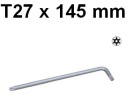 Dlhý TORX kľúč s otvorom TX27 x 145mm Jonnesway