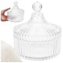 MISKA NA CUKOR, veľká 550 ml, sklenená nádoba na cukor, elegantná do kuchyne