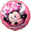 Minnie Mouse okrúhly fóliový balón 45 cm narodeniny