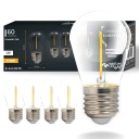 5x E27 LED FILAMENT 1W HEAT žiarovka na girlandy