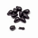 FL Method Feeder Quick Change Beads Large black 10 ks.