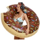 Plavecký kruh VEĽKÝ 120cm DONUT nafukovací matrac DO VODY darčekový donut