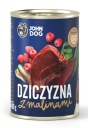 John Dog zverina, diviak, maliny 400g mokré krmivo