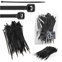 100x sťahovacie pásky Káblové pásky Zipsy 3,6 x 150 mm Silné UV sťahovacie pásky
