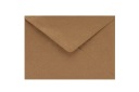 Ozdobné obálky na pozvánky C5 Kraft Brown 50 ks