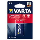 Alkalická batéria VARTA 6LR61 9V LongLife Max Power