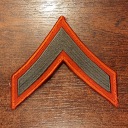 Nášivka - Chevron Private First Class (2 ks) - Z