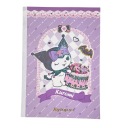 B5 Linkovaný zápisník Purple Kuromi Cupcake 20 listov