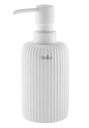 DÁVKOVAČ MYDLA 250ml, BIELY VRSTOVANÝ BALIV