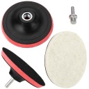 KOTÚČ SO VELCRO VELCRO DISKOVÝ VRTÁK + LEŠTIACI PLST 125mm