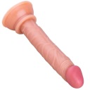 Tenký análny penis na prísavke, flexibilný dong