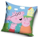Plyšový dekoračný PEPPA PIG VANKÚŠ 40x40 cm ZAMAT