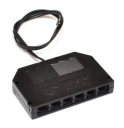 Mini amp 6-pkp rozbočovač pre pripojenie LED pásikov