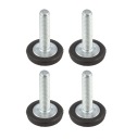 Nastaviteľná skrutkovacia nábytková nožička M6x25mm 4 ks