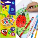 Voňavé trojuholníkové školské ovocné ceruzky ASTRAFUN FRUTOS