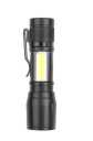 VEĽMI VÝKONNÁ LED BATERKA, NABÍJACIE USB, MULTIFUNKČNÉ, ČIERNA, 3 REŽIMY