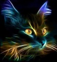 DIAMANTOVÁ VÝŠIVKA Diamantová maľba Mozaika Diamantový detský set Kitty Cat