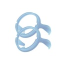 Učíme sa piť Univerzálny držiak na fľašu na pohár 2 Pack Blue NUBY