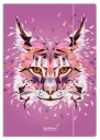 Zložka HERLITZ Wild Animals A4+ s gumičkou - RUŽOVÁ