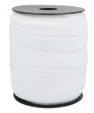 PLETENÁ GUMA, PLOCHÁ, ODEVNÁ KRAJČÍRSKA UCHA, 1,5cm, BIELA ​​15mm - 5m