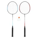 BADMINTONOVÝ SET 2 RAKETY + RAKETY NRZ002 OCEL