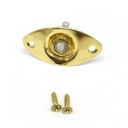 Jeremi MSP-32 GD 6,3 mm jack montážna zásuvka, zlatá platňa