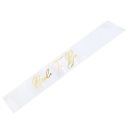 biela SASH zlatá BRIDE SQUAD hen party 75 cm