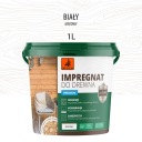 Akrylátová impregnácia na drevo PREMIUM 1L BIELA