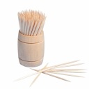 Drevené špáradlá na hygienické maškrty, dĺžka 6,8 cm, v zásobníku, 200 ks.