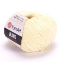 YARNART JEANS 86 pastelovo žltá priadza