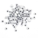 POHYBLIVÉ OČI NA DEKORÁCIU 5x2,5mm 100 ks