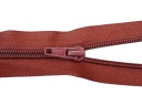 ŠPIRÁLOVÝ deliaci zips 80 cm HNEDÝ