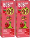 OVOCNÝ SLIMÁK SLIMÁK Bob SLIMÁK jablkovo-jahodová roláda 2x30g NATURAL