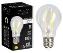 Dekoratívna LED žiarovka E27 A60 CLEAR 7,3W 4000K neutrálna 806lm EDO