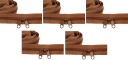Špirálový zips 5 mm HNEDÝ zips 5 metrov + 10 zipsov