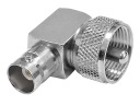 RF anténny adaptér pravý uhol BNC/gn-UHF/UC1/wt 50Ohm