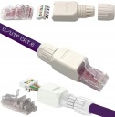 Zástrčka RJ45 Konektor RJ-45 Cat 6 RJ zadarmo pre UTP LAN kábel Twisted RJ