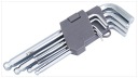 W1E16 SÚPRAVA HEX GULOVÝCH ŠESTIHRANNÝCH KĽÚČOV 180 MM 9 KS FV 88972