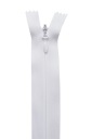 Skrytý zips C5 40cm široký Biely