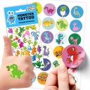 MEGA SADA NÁLEPOK + KVALITA TETOVANIA DINOSAURA