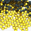 Termokryštály sklenené zirkóny žlté 4mm 1000 kusov