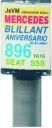 MERCEDES 896 BRILLANT ANIVERSARIO FARBA TEST-UP