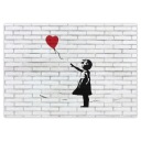 Nálepky A5 LEVEL Banksy Girl Balloon