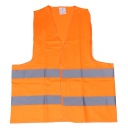 VÝSTRAŽNÁ VESTA ORANŽOVÁ SV-02 S CERTIFIKÁTOM