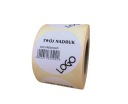 Samolepky VLASTNÁ TLAČ - ČIERNA - 500 KS FI 15 mm