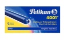 Náboje Pelikan Long Blue (5 ks.)