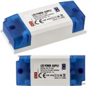 12V LED ZDROJ NA NÁBYTOK 1A 12W PRE LED PÁS Transformer