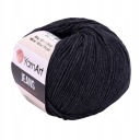 YarnArt Jeans 28 Grafitová priadza 50g/160m
