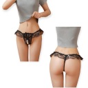 SEXY OTVORENÉ G-STRUNKY S DEKORATÍVNYMI PERLAMI